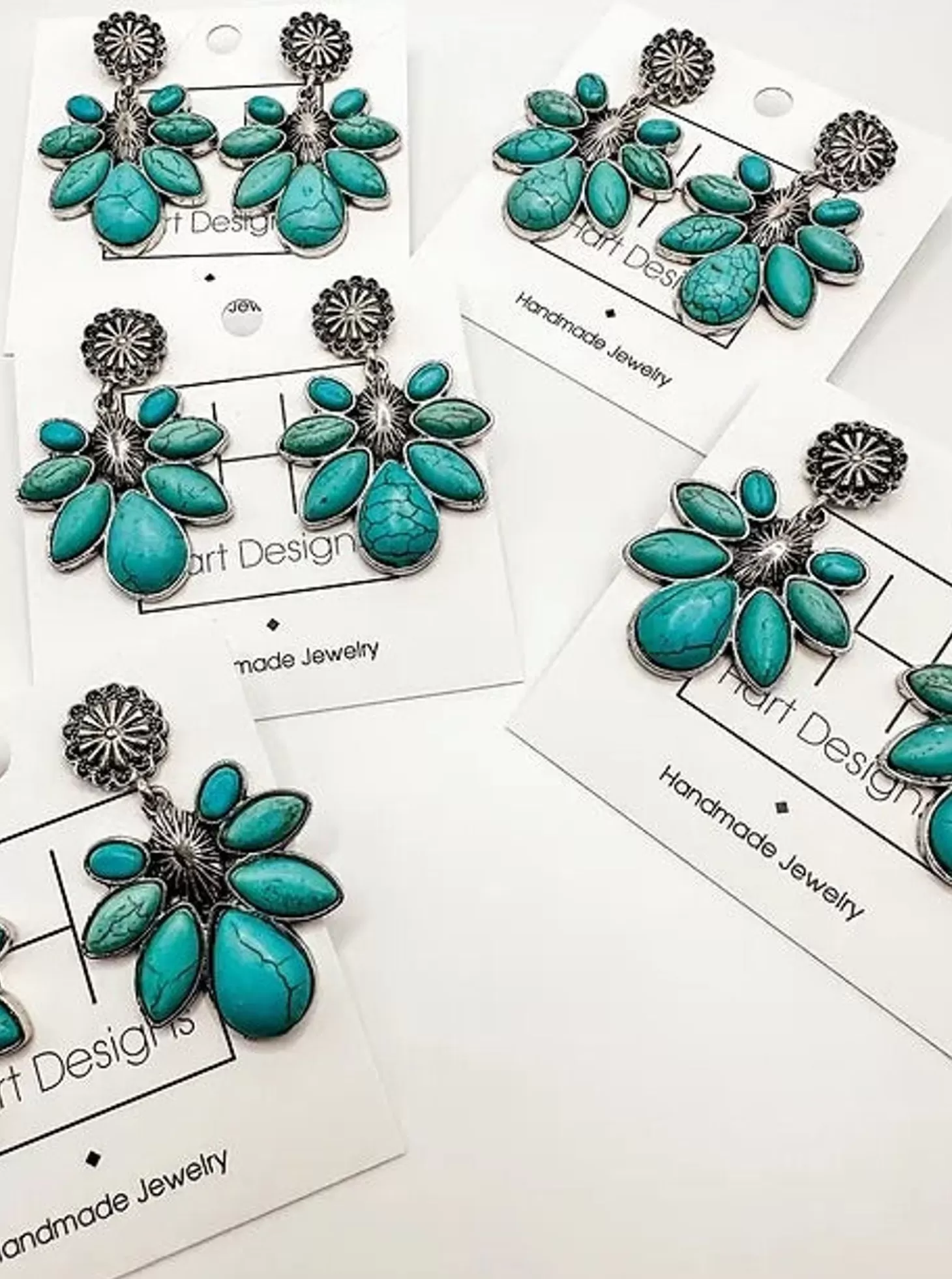 Allie Lynn's Boutique Hart Designs Jewelry<Coastal Cowgirl Earrings "Turquoise"