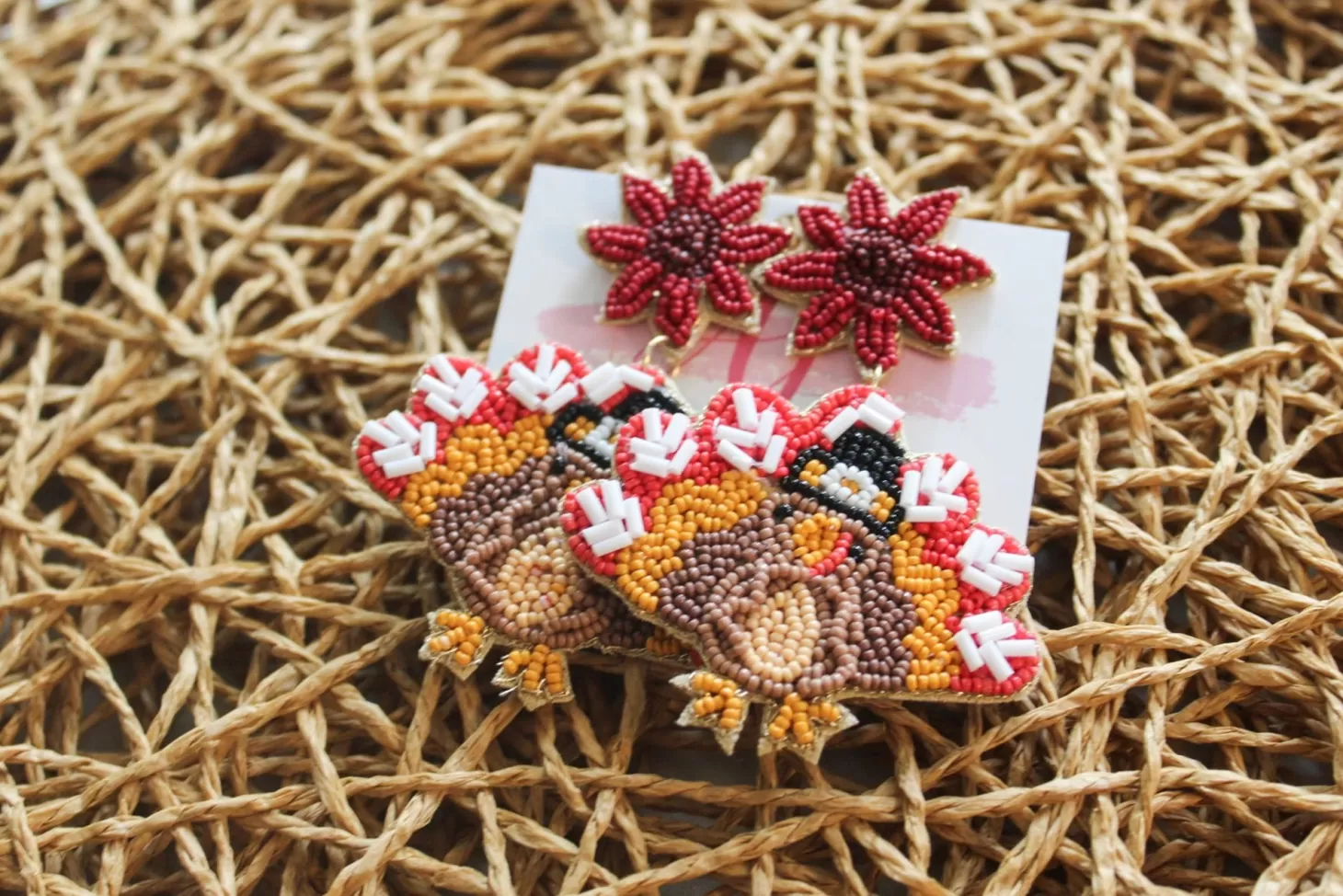 Allie Lynn's Boutique Jewelry<Gobble Turkey Earrings