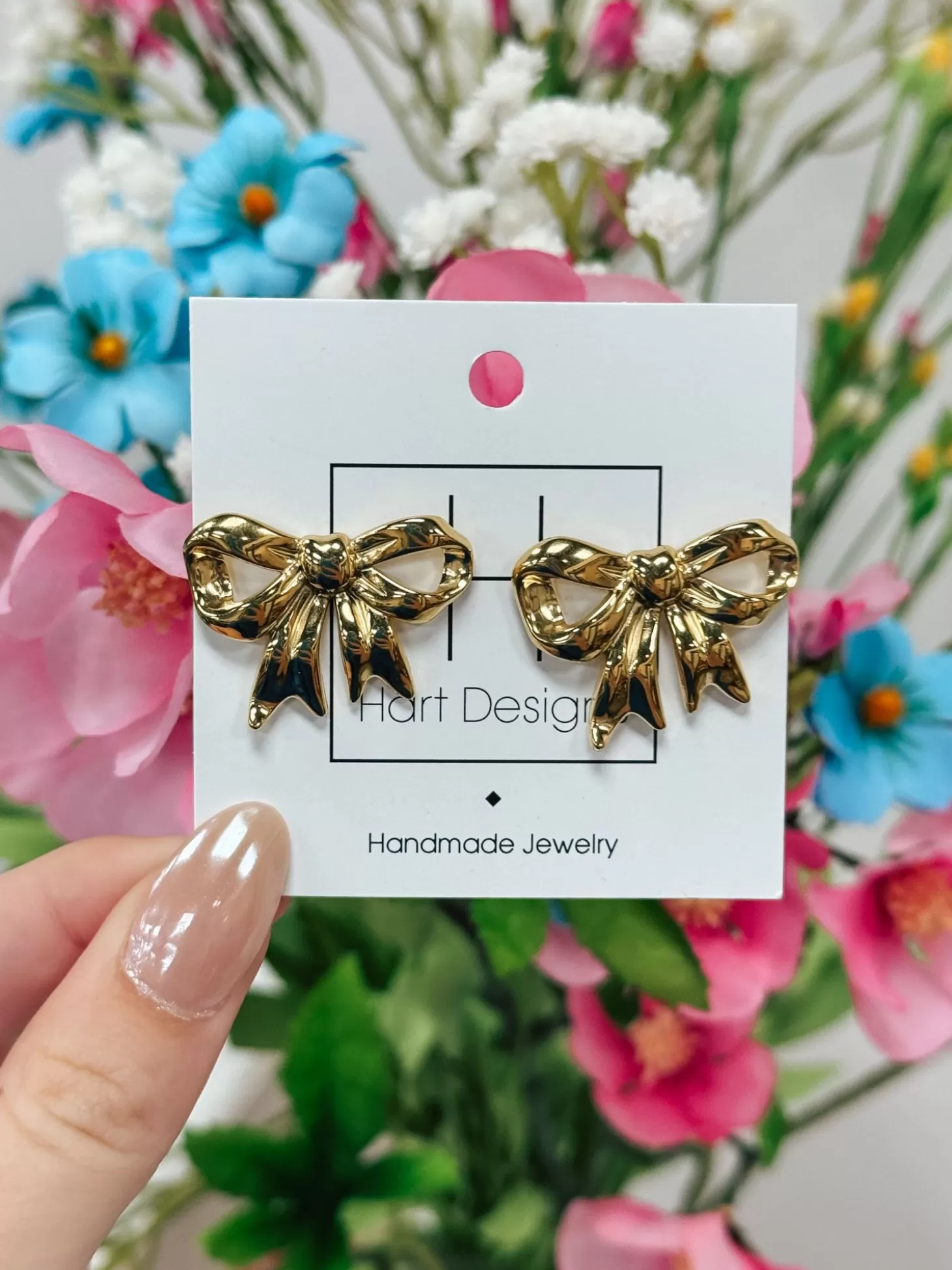 Allie Lynn's Boutique Hart Designs Jewelry<Keeping It Classy Bow Earrings