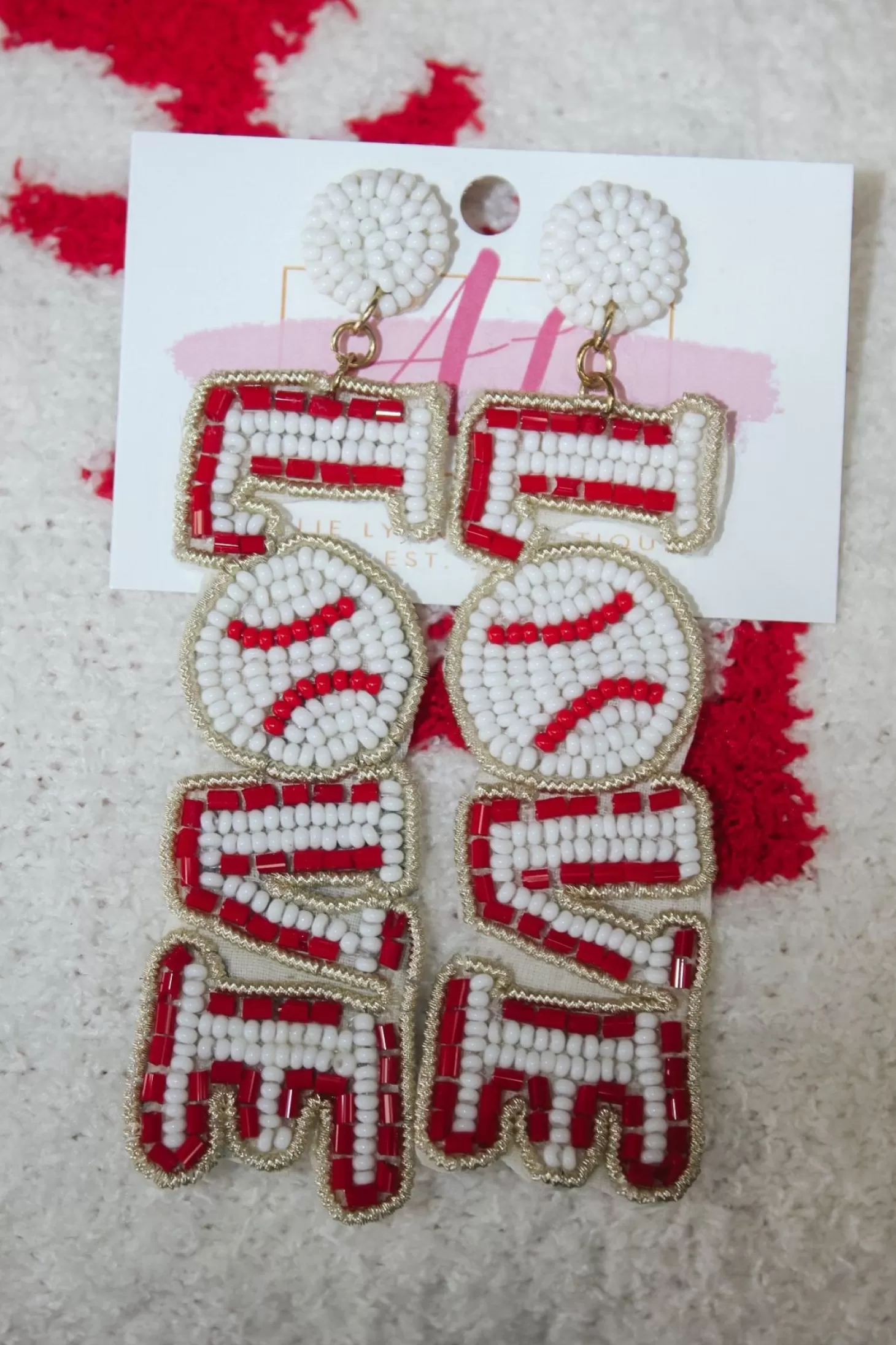 Allie Lynn's Boutique Jewelry<Love Baseball Earrings