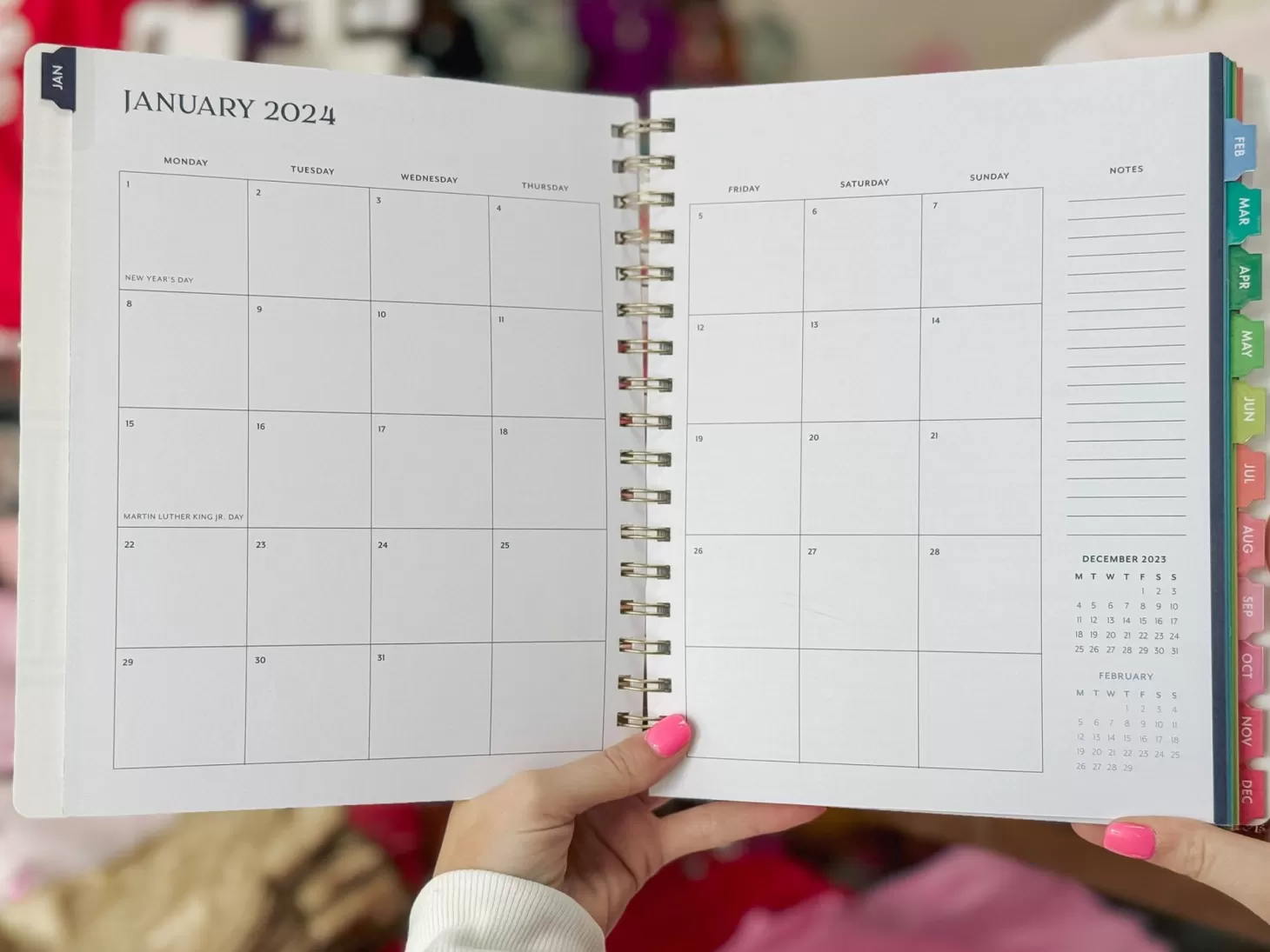 Allie Lynn's Boutique Gifts<Mary Square - Spiral Planner "Bamboo"
