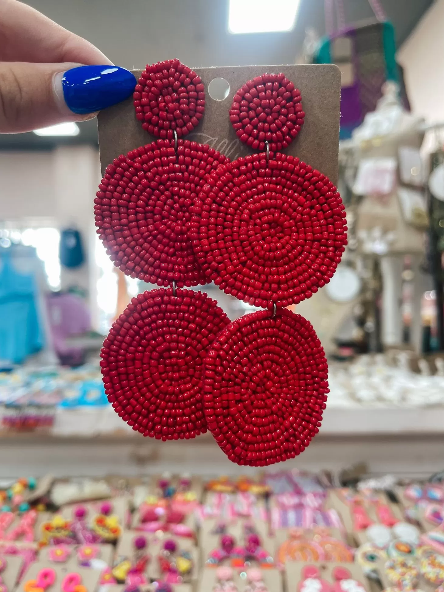 Allie Lynn's Boutique Jewelry<Red Hot Earrings