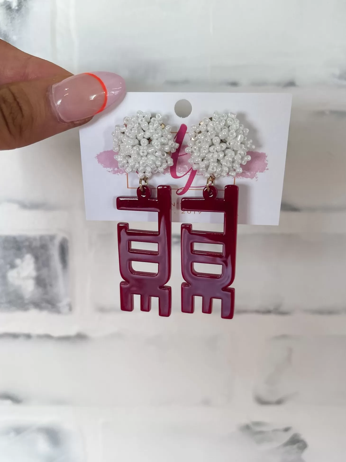 Allie Lynn's Boutique Jewelry<Roll Tide Earrings