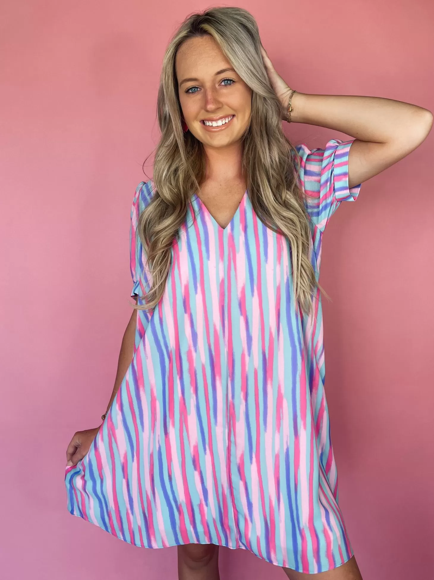 Allie Lynn's Boutique Printed Dresses<Sweet Dreams Dress