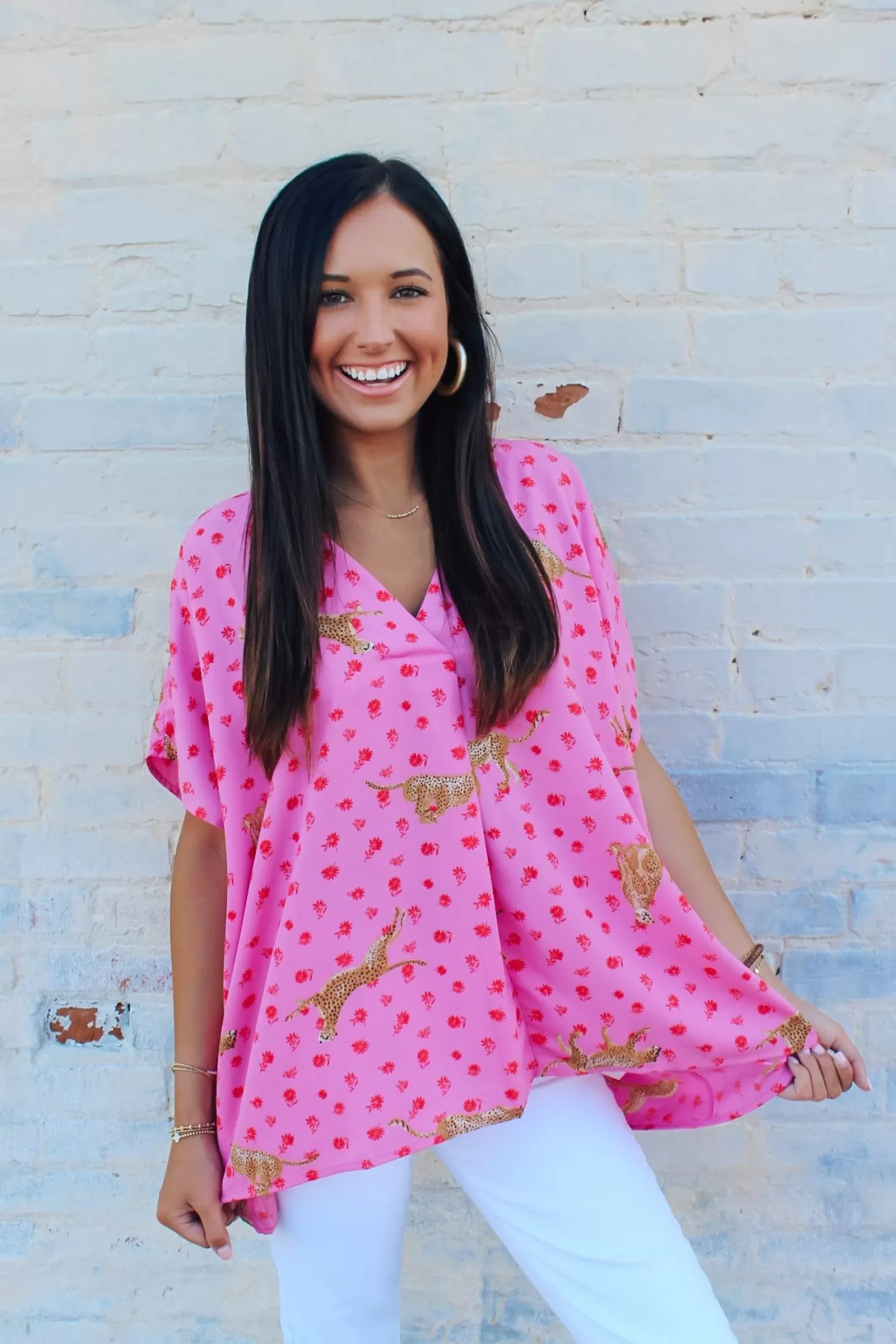 Allie Lynn's Boutique Printed Tops<Wildcat Top